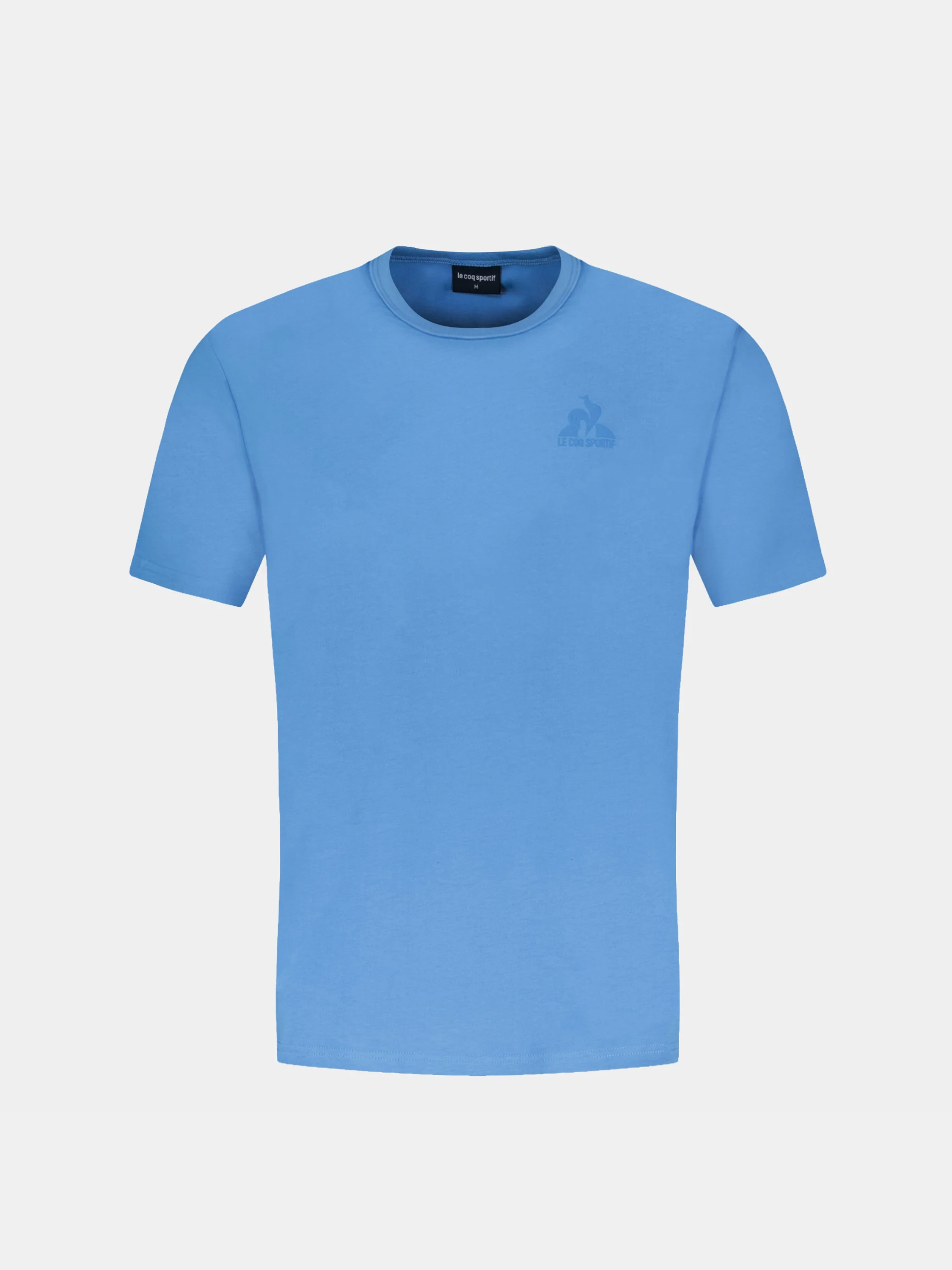 T-shirt Essentiel en jersey de coton avec logo ton sur ton