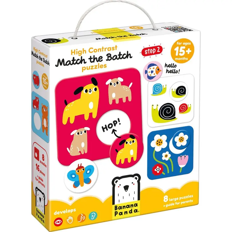 Puzzle 8er-Set High Contrast Match the Batch