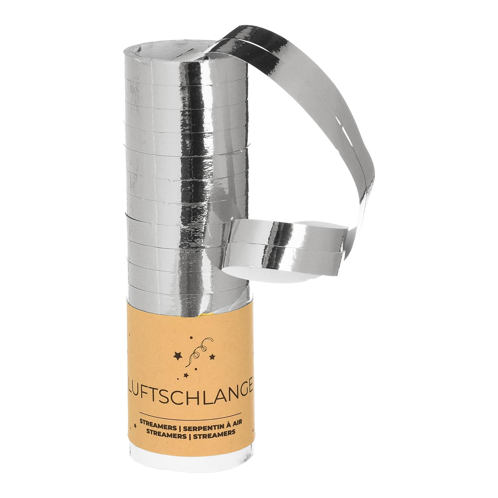 Luftschlangen Silber