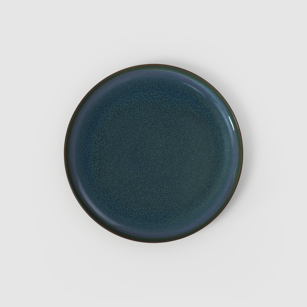 Crafted Dinner plate - Blue, 10.2'', Premium Porcelain