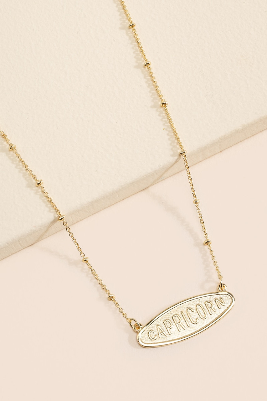 Capricorn Pendant Necklace