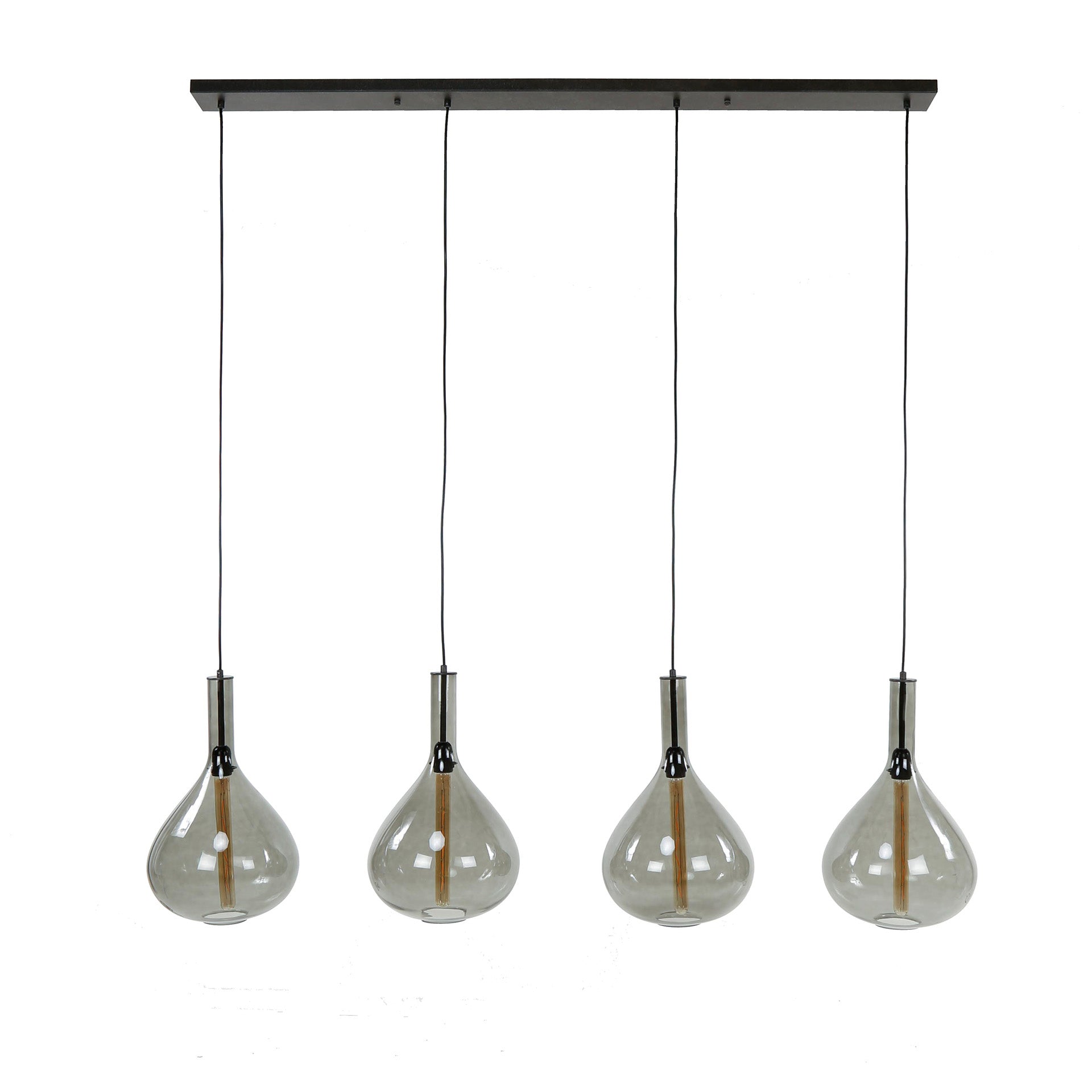 Blokker Alexa Hanglamp - Gerookt Glas