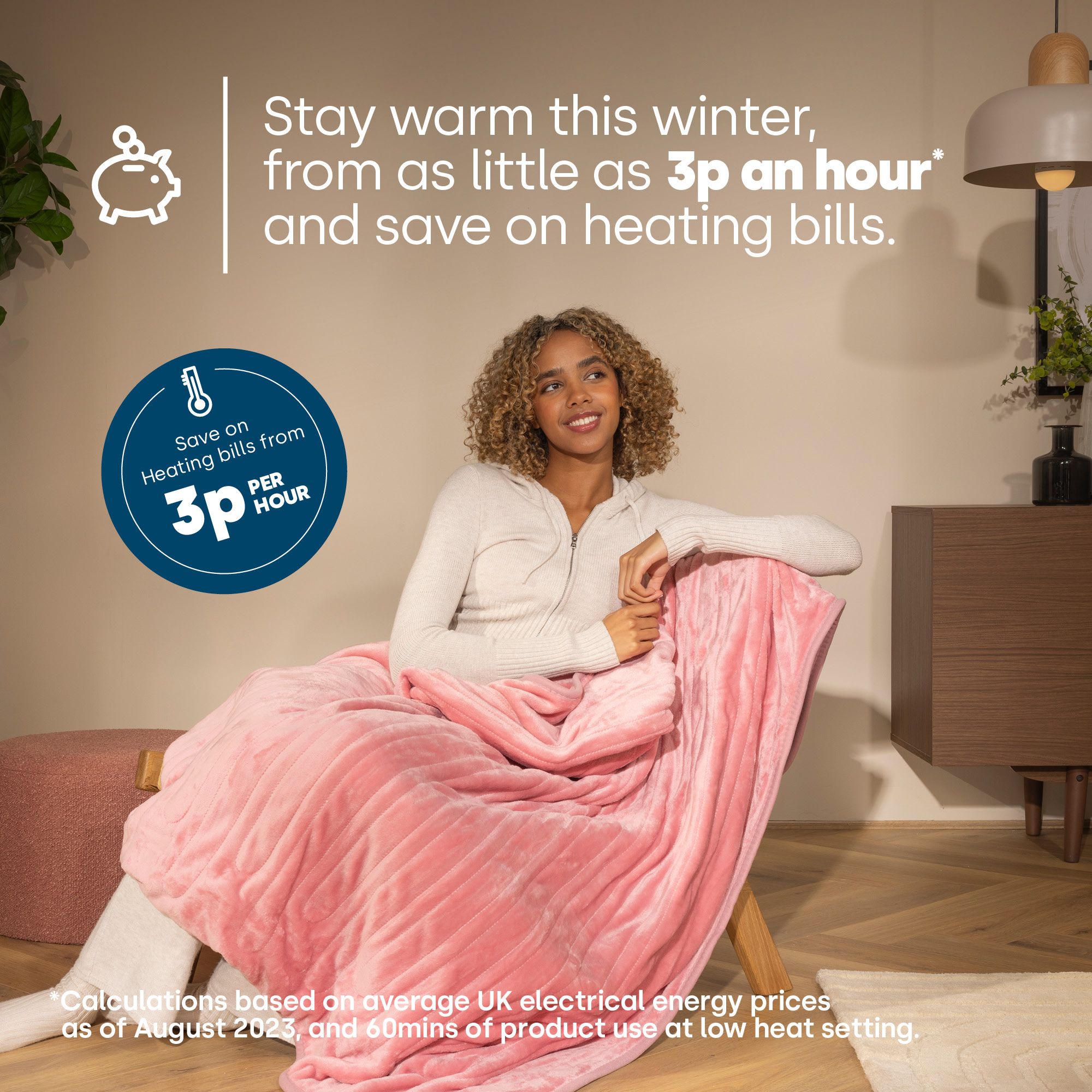 LIVIVO Electric Heated Blanket