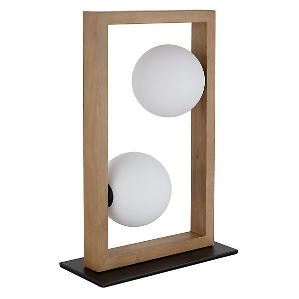 Lampe à poser métal noir mat, 2x G9 NANDA