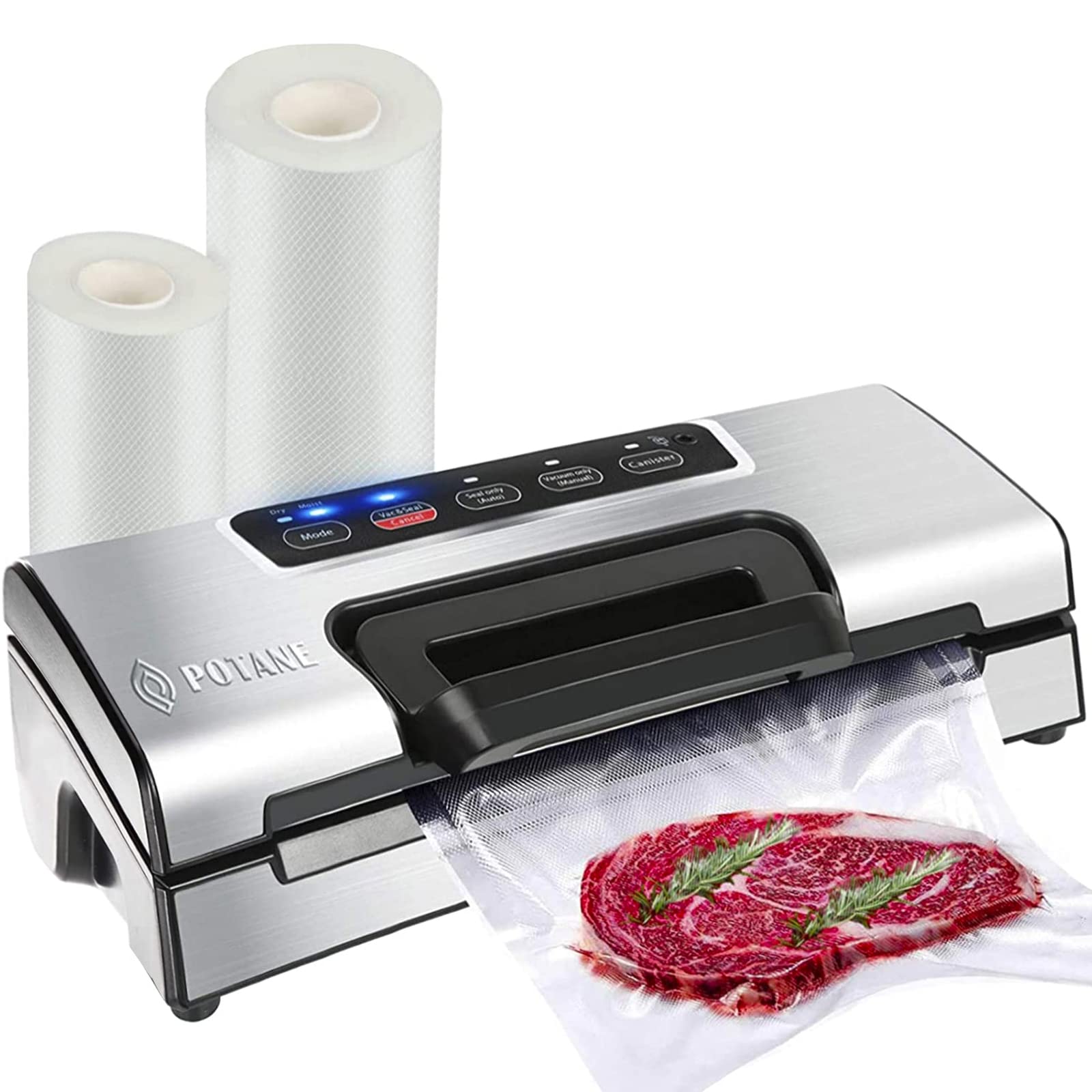 POTANE Precision Vacuum Machine - Pro Food Sealer with Cutter