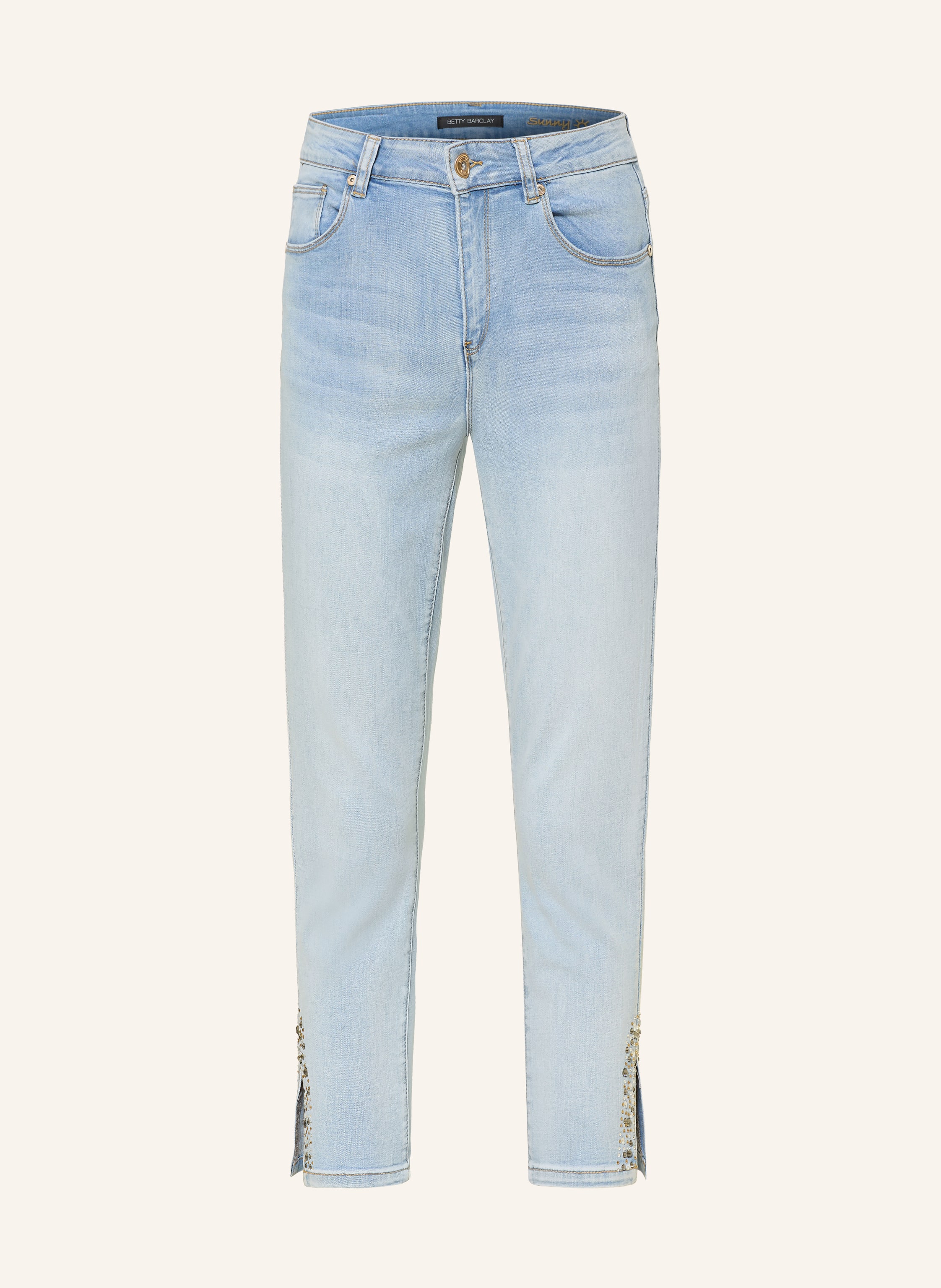 Betty Barclay Cropped Jeans mit Schmucksteinen