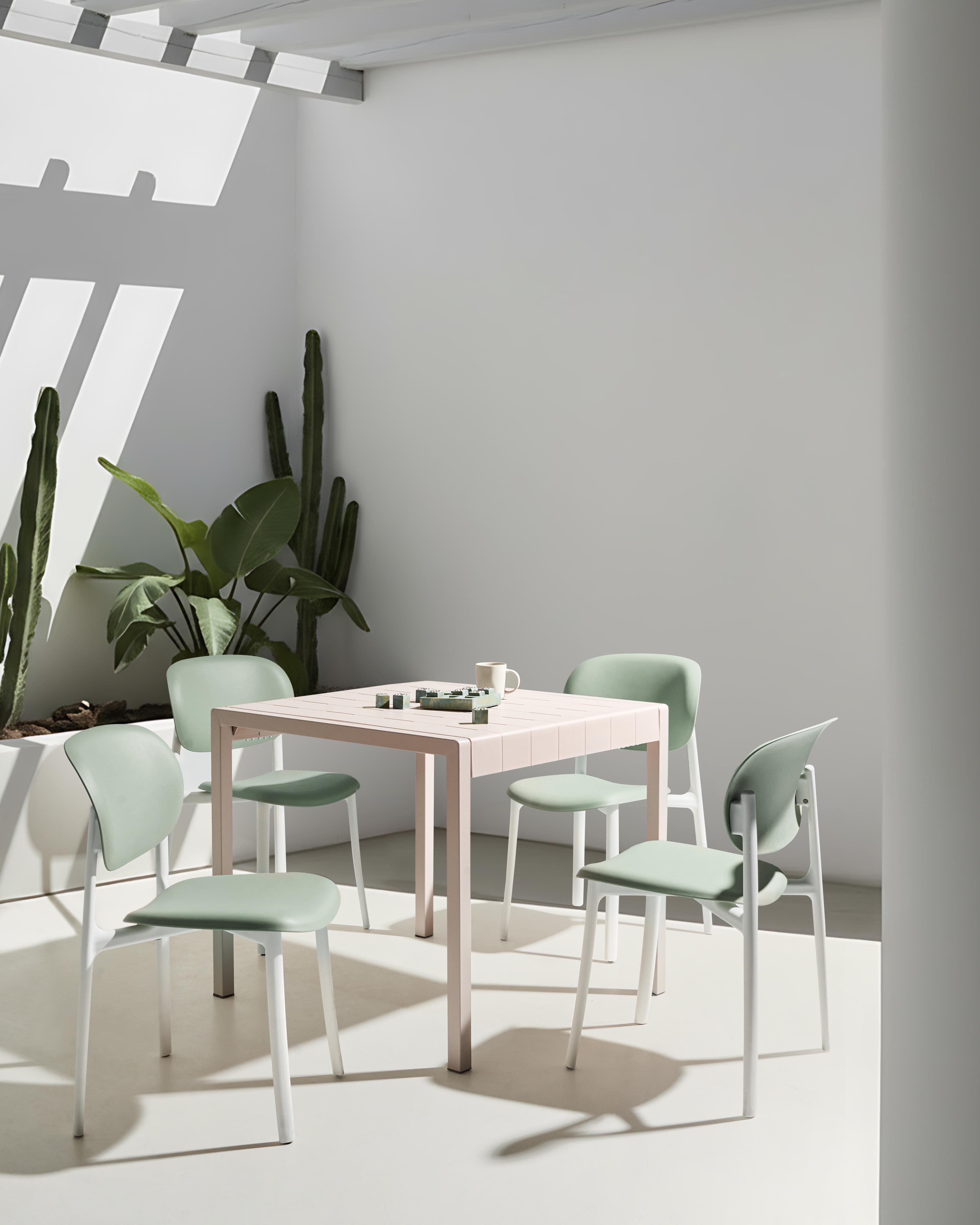 Set of 4 Garden Chairs MUSANO Green
