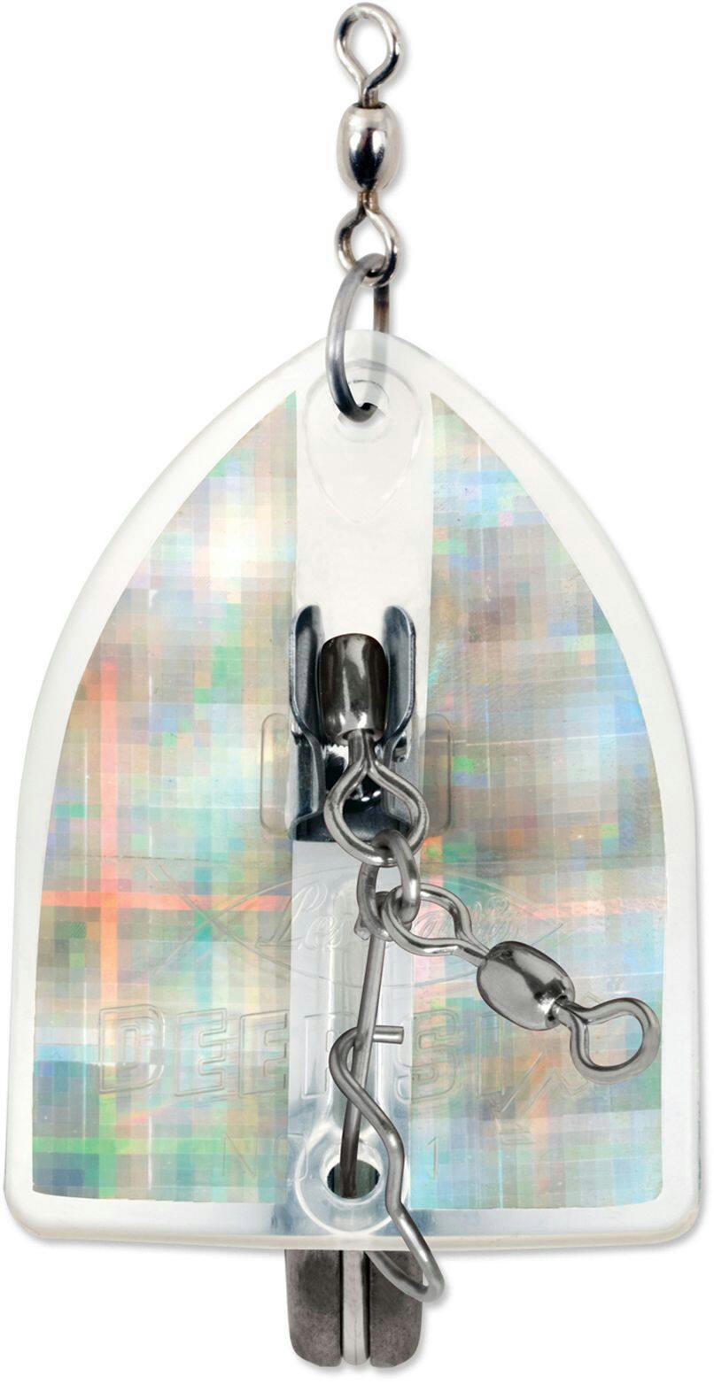 Luhr Jensen Deep Six Diver, Clear/Silver Disco Tape