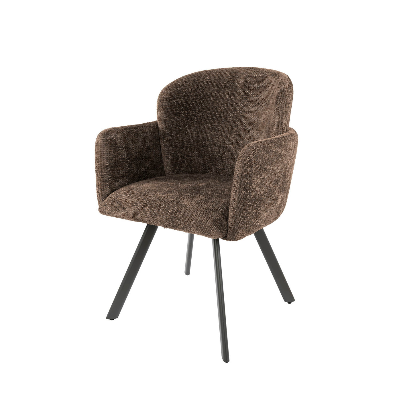 Giga Meubel Eetkamerstoel Embrace - Taupe - Draaibaar - Set van 2