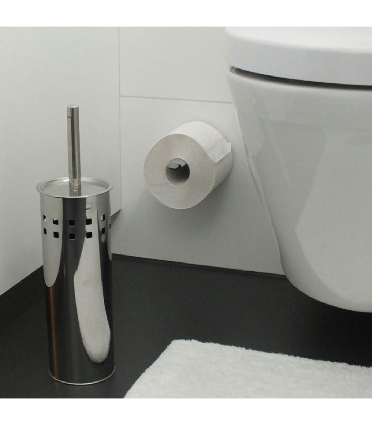 BODO - Brosse WC argentée