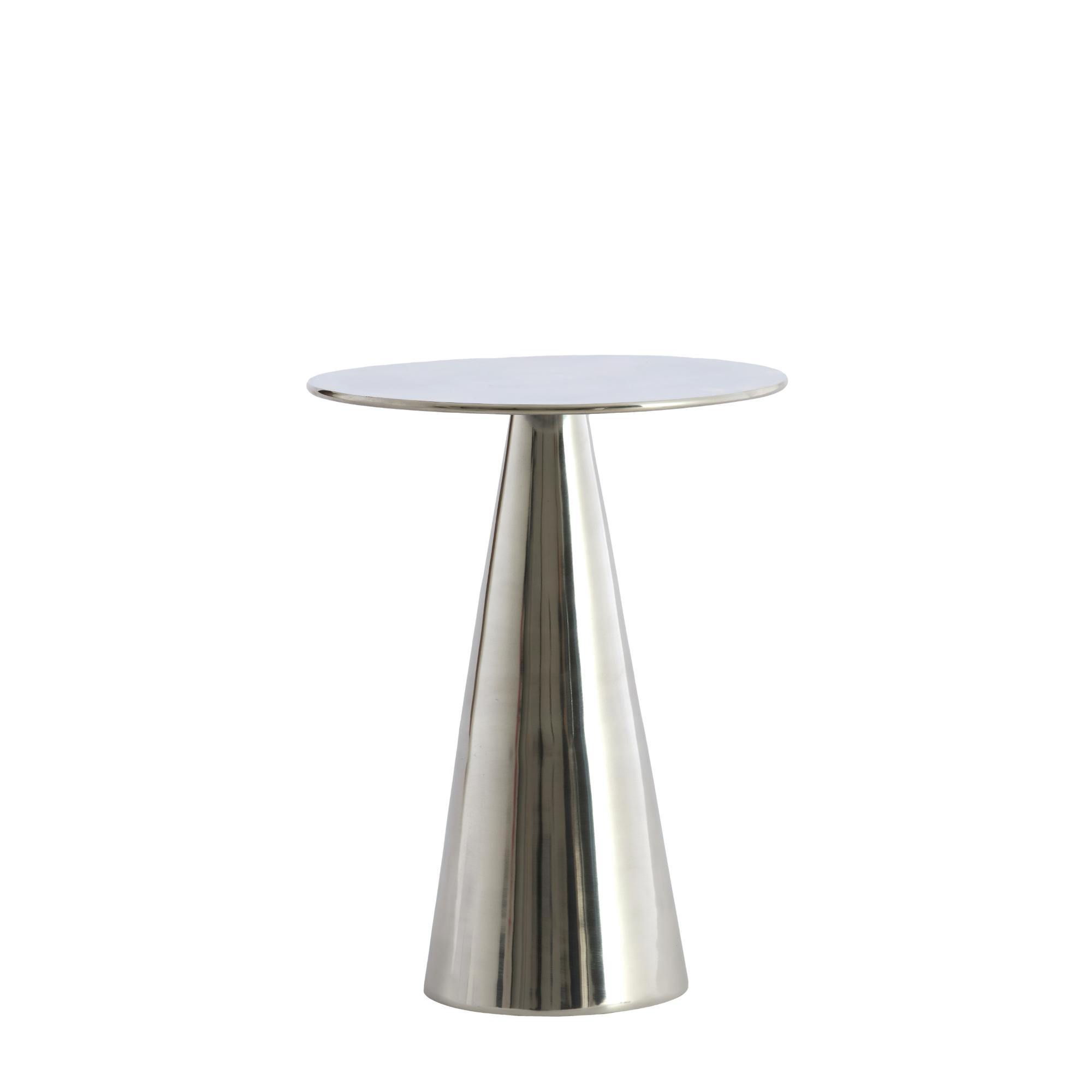 Light & Living bijzettafel Leova - grijs - Ø35cm