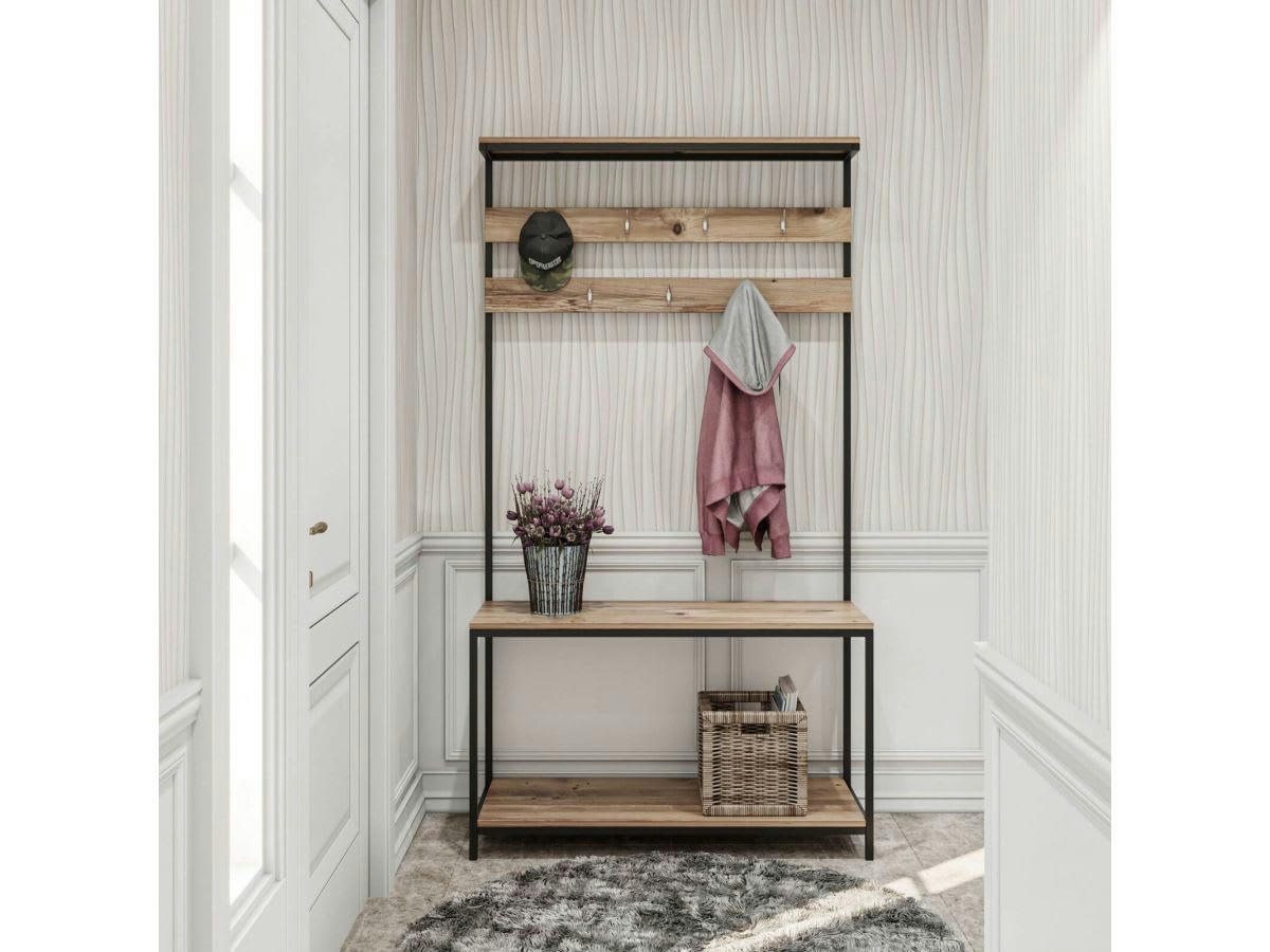 BAKITA - BAKITA - Meuble d'entrée Noyer