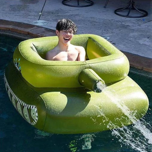 NNEOBA Inflatable PVC Swimming Pool Floating for Kids & Adults