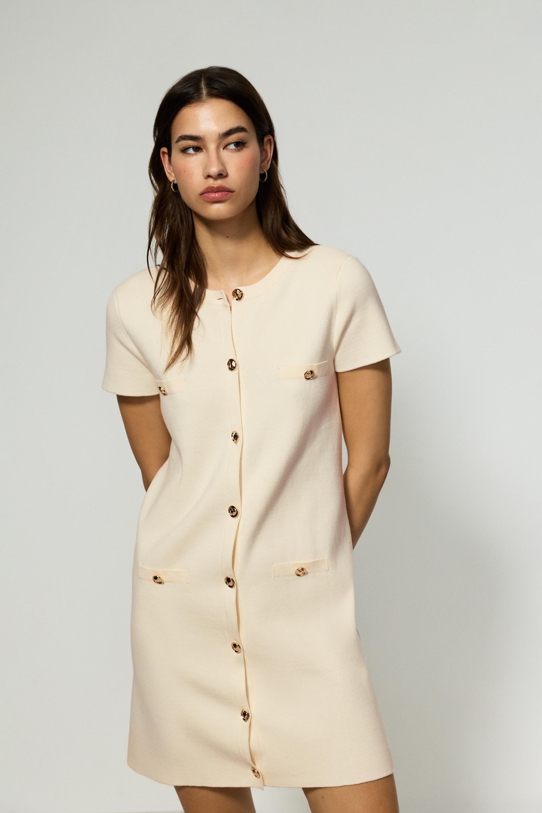 Vestido corto punto