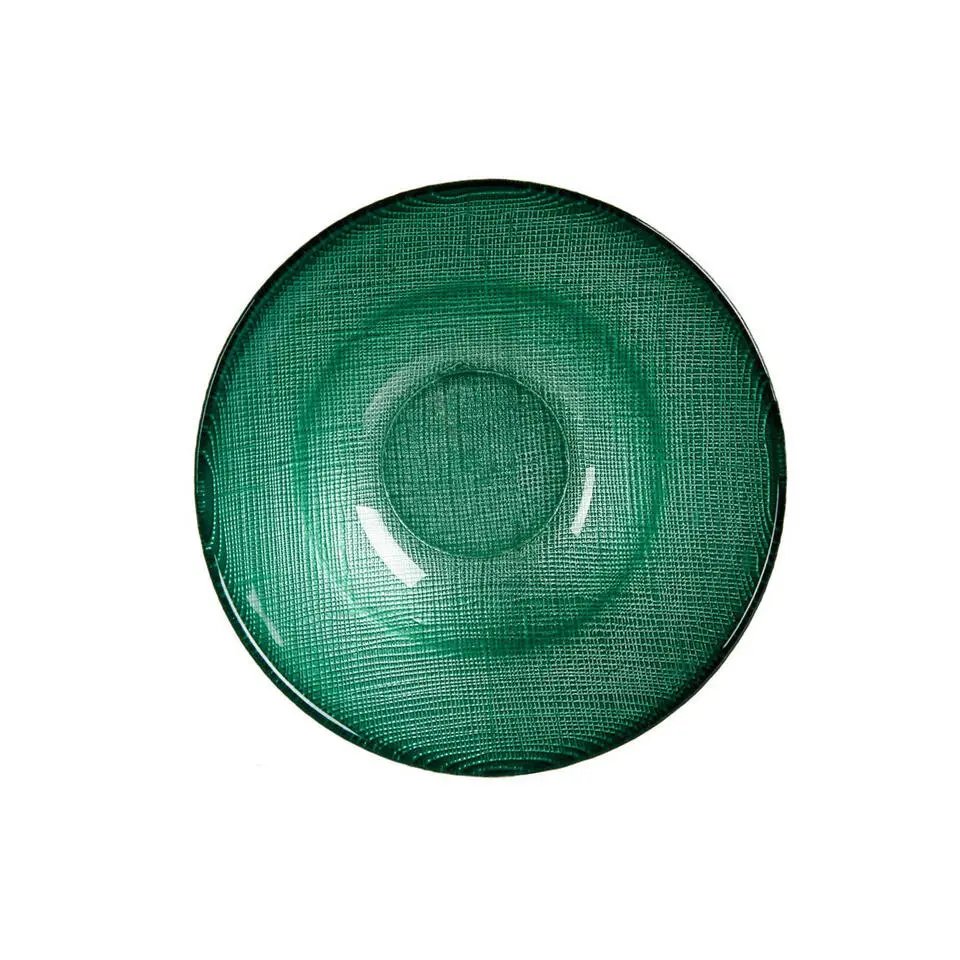 Vivalto schaaltjes/kommetjes - Murano - glas - groen - D15 cm