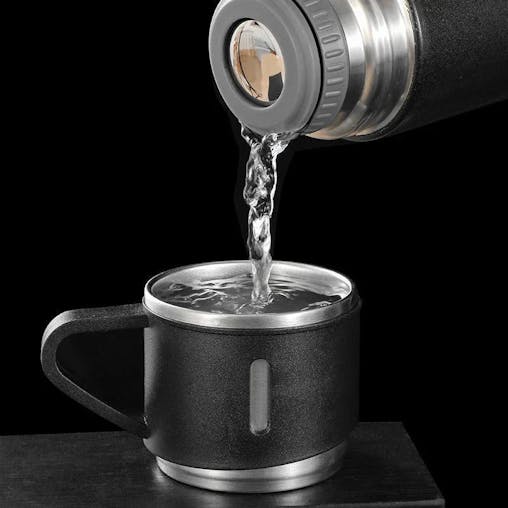 NNEOBA Vacuum Flask Thermal Stainless Steel Bottle Set