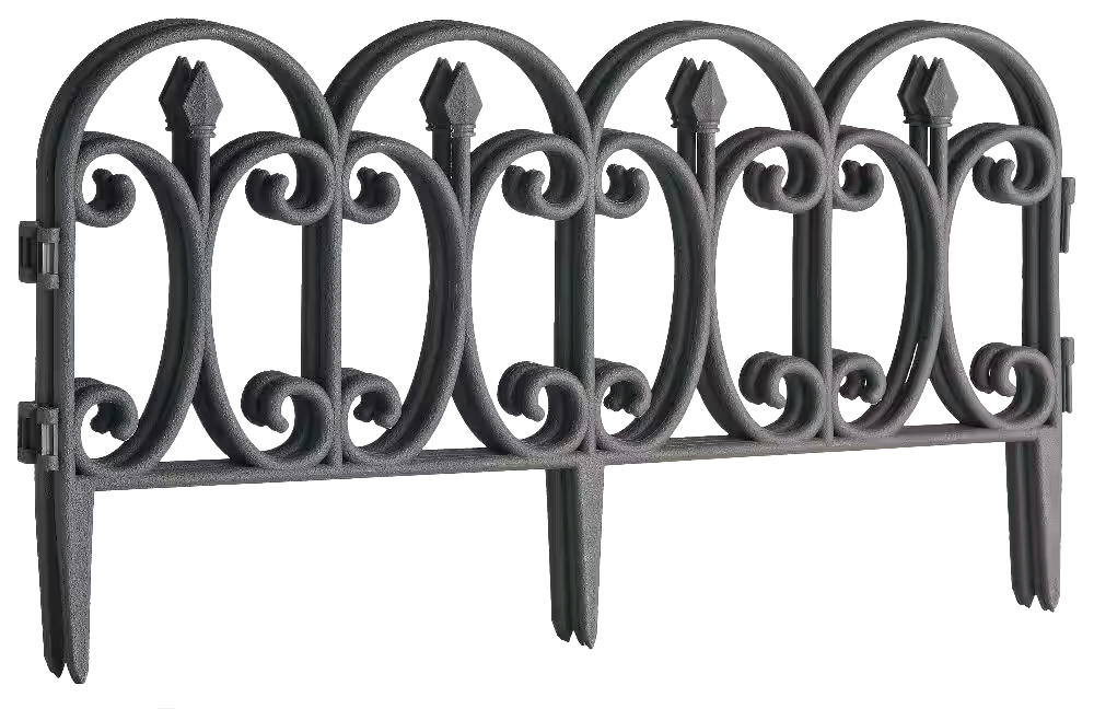 Decorative Resin Wire-Look Fencing, 8-ft