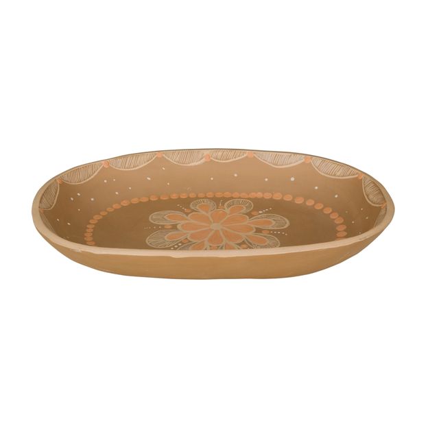 TRAVESSA 27 CM X 17 CM MÃOS DE BARRO GUIPIR