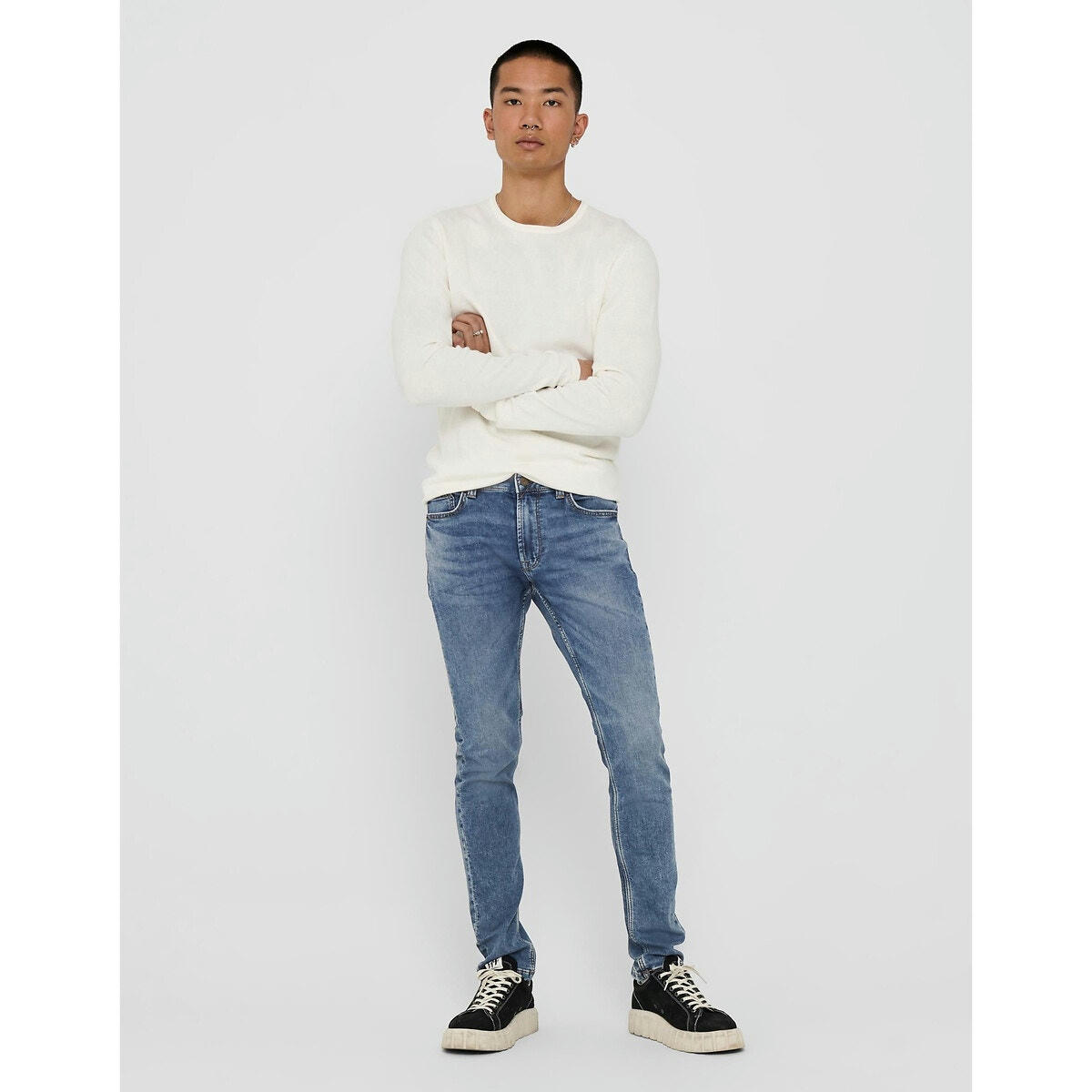 Jean slim stretch, Loom
