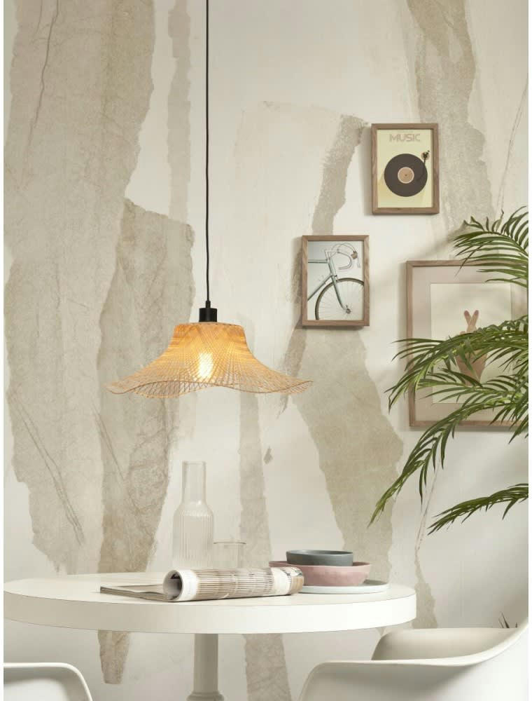 IBIZA - Suspension bambou  naturel, h. 20cm