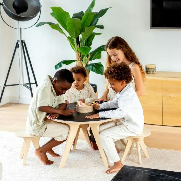 ADVENTURE MATES - Table à dessiner multifonction D70cm et 2 tabourets