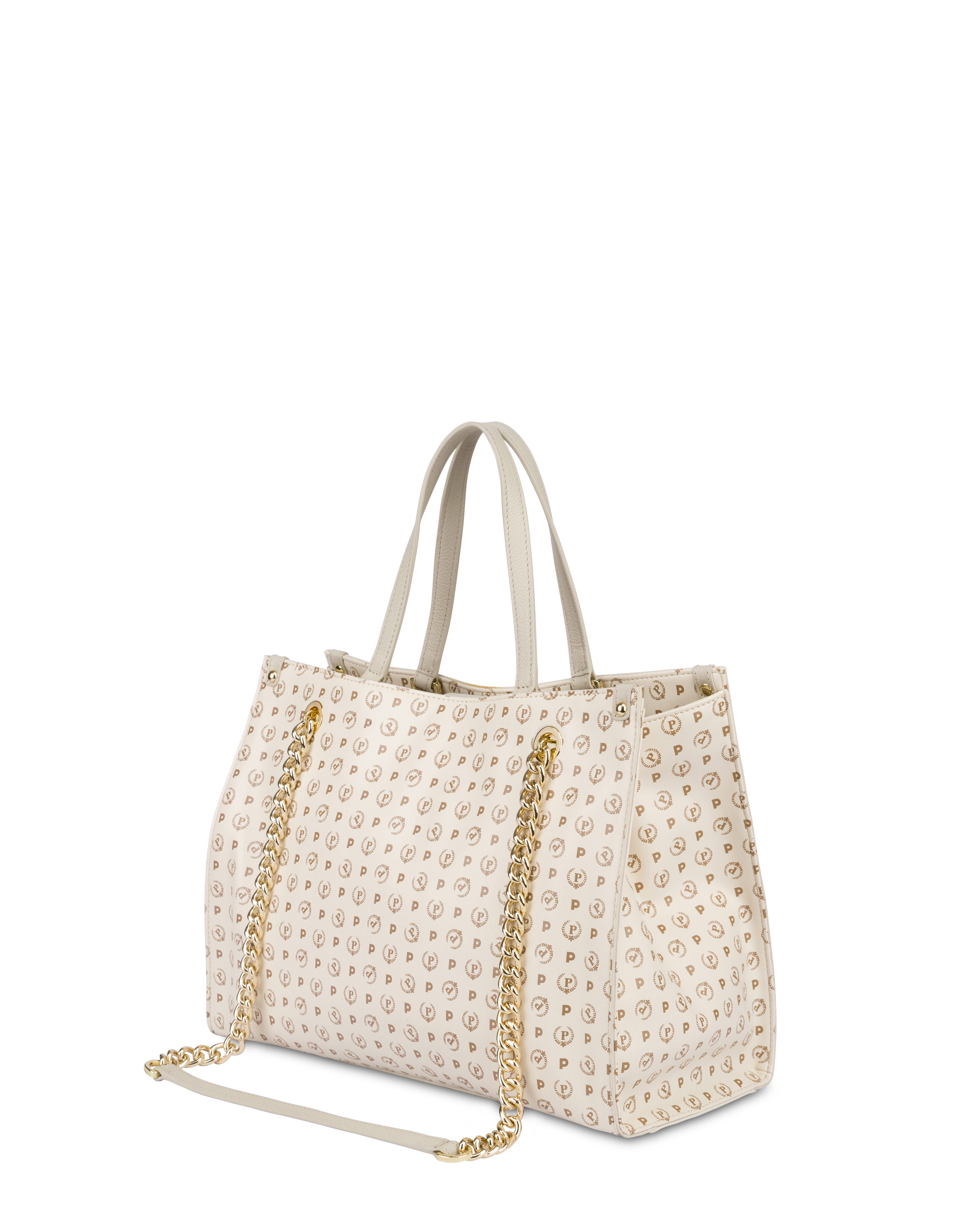 Borsa Doppio Manico Heritage Soft Relief Avorio/avorio
