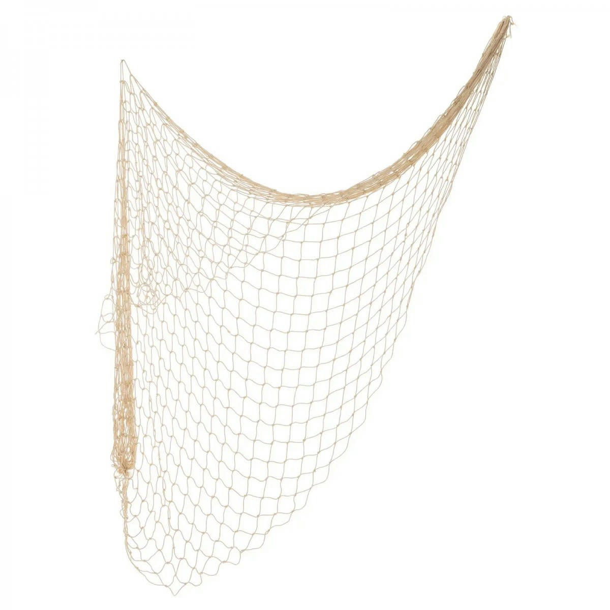 - Filet de pêche décoratif en coton beige 150x200cm
