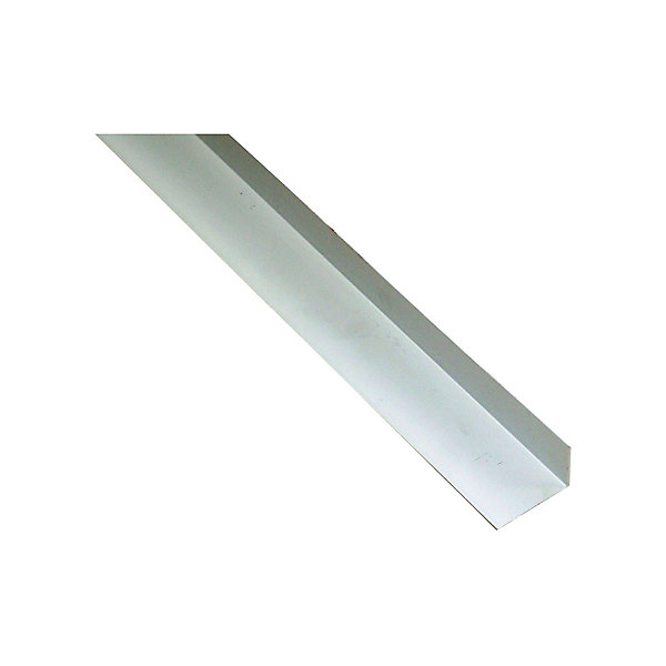 Cornière inégale PVC blanc 10 x 20 mm, 1 m