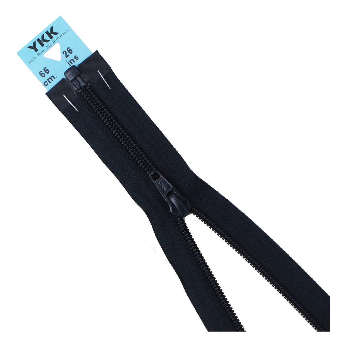 YKK Navy Blue Nylon Open End Zip 66cm