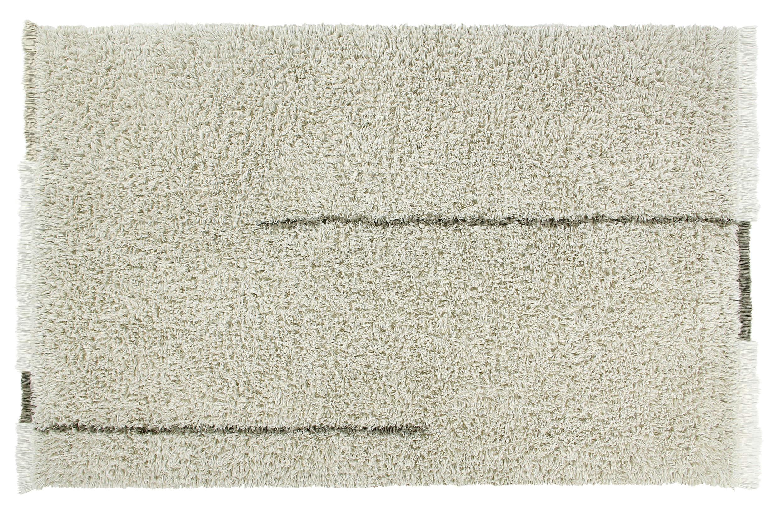 FREE YOUR SOUL - Tapis lavable en laine marron 200x300