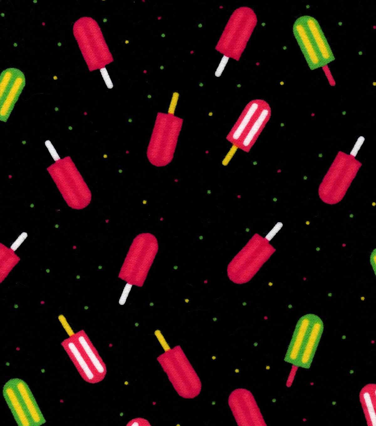 Popsicles Super Snuggle Flannel Fabric