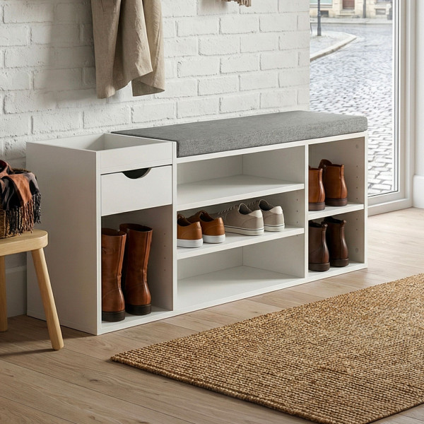 Ławka na buty 100cm Ławka do siedzenia Ławka do przedpokoju Szafka na buty