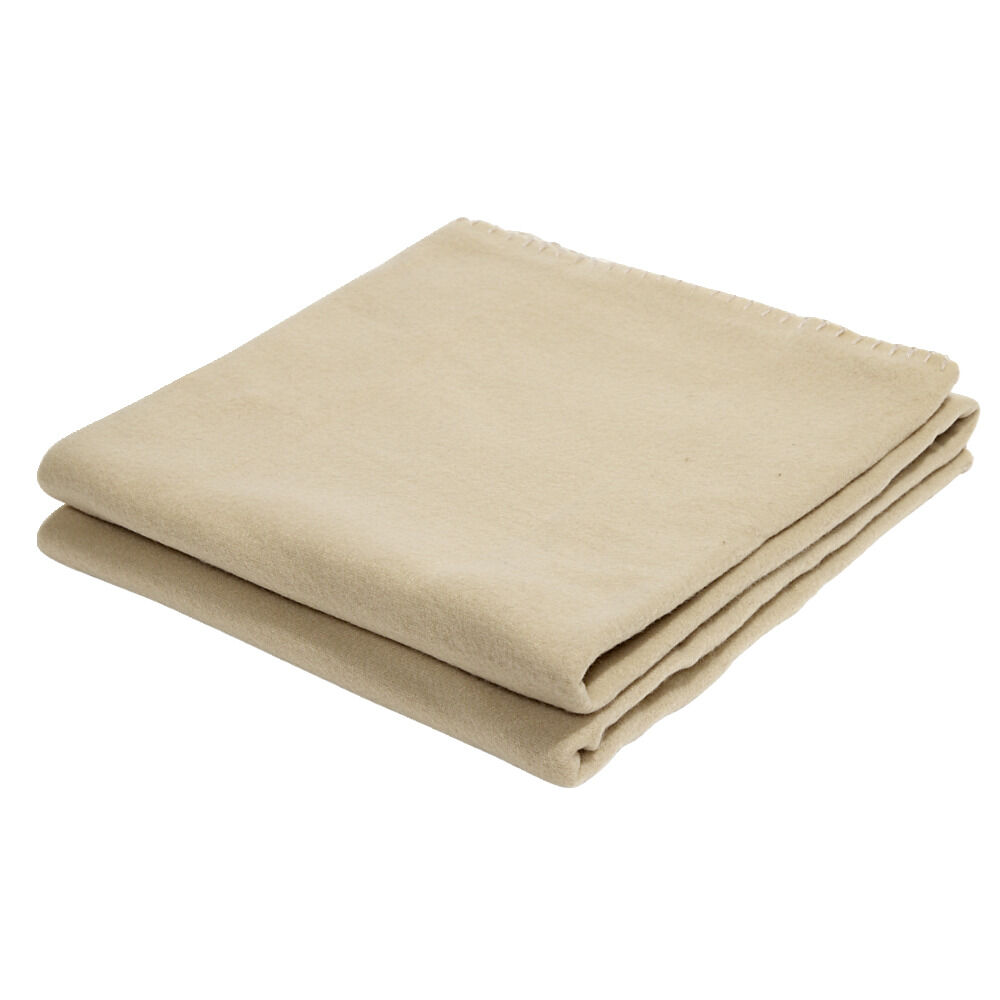Plaid 130x160cm 100% polyester couleur unie (4 modèles)