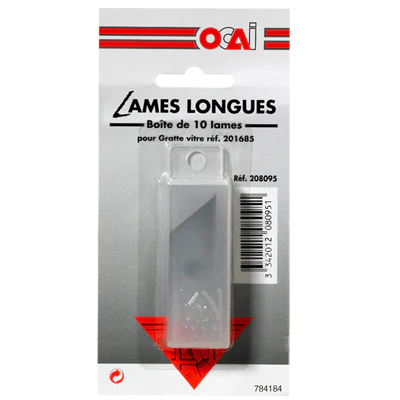 Ocai Kit 10 lames gratte vitre