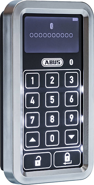ABUS Clavier Numerique Bluetooth Argent HomeTec Pro