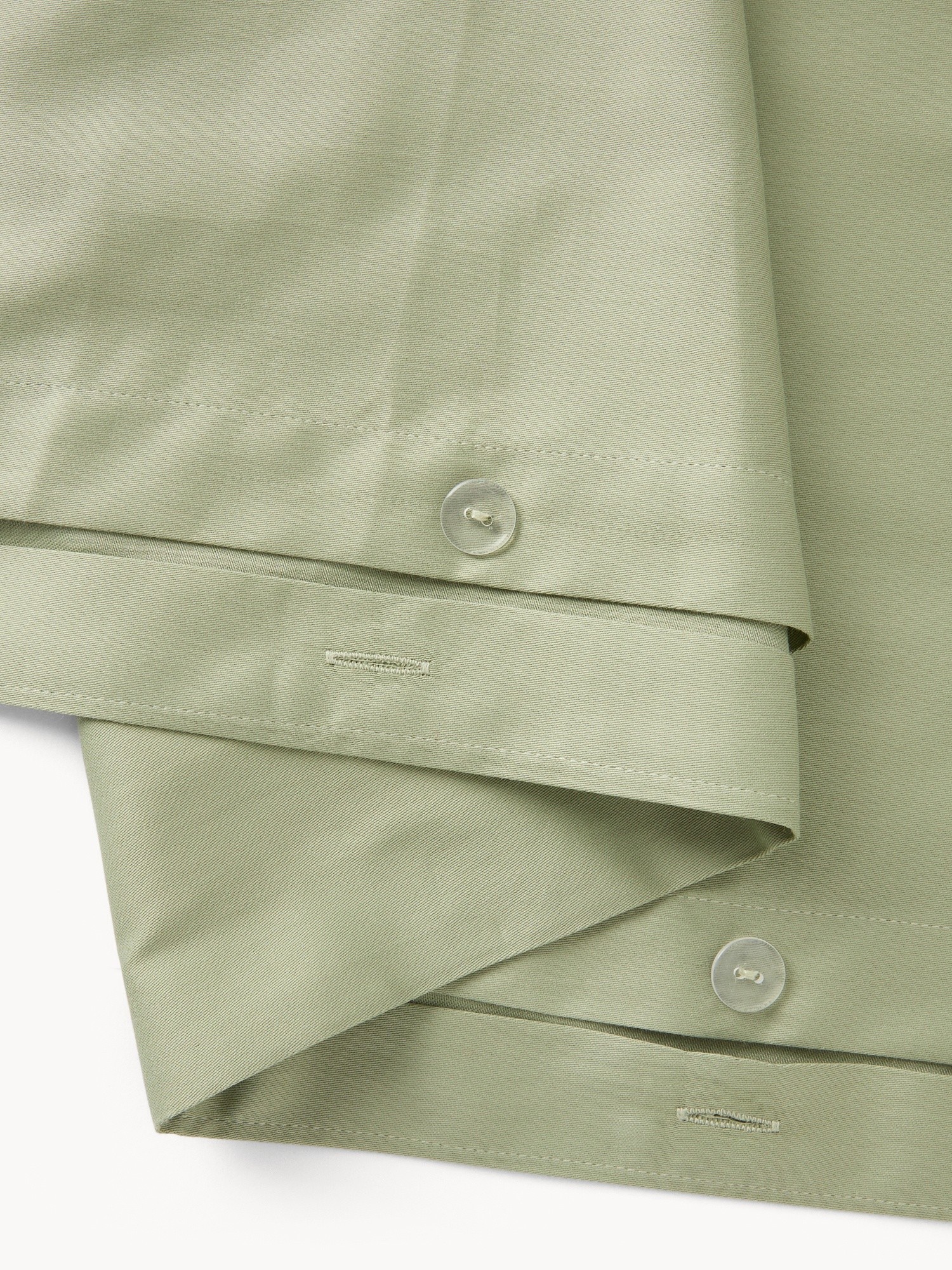 Completo copripiumino in raso di cotone tinta unita - Prezzo di lancio