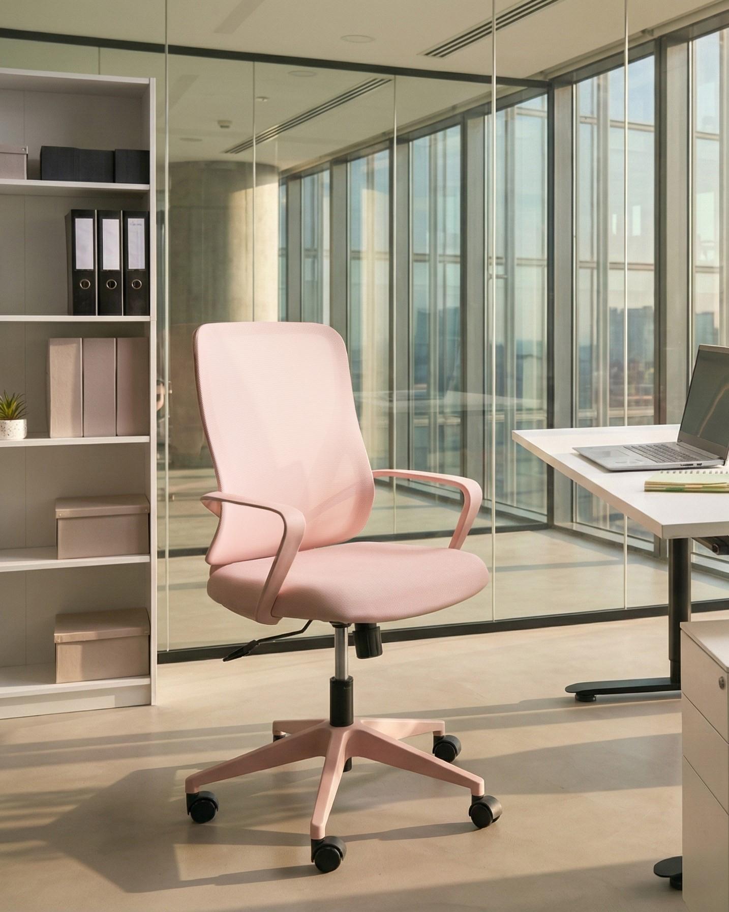 Office Chair LUMA Pastel Pink