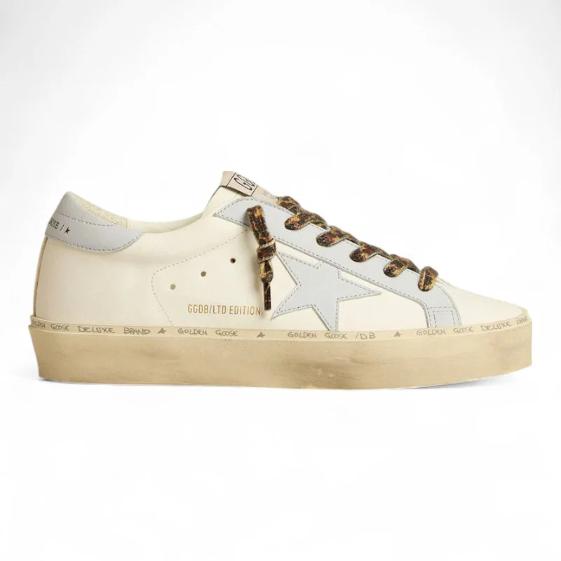 Hi Star LTD sneakers in leather with a light blue star and heel tab