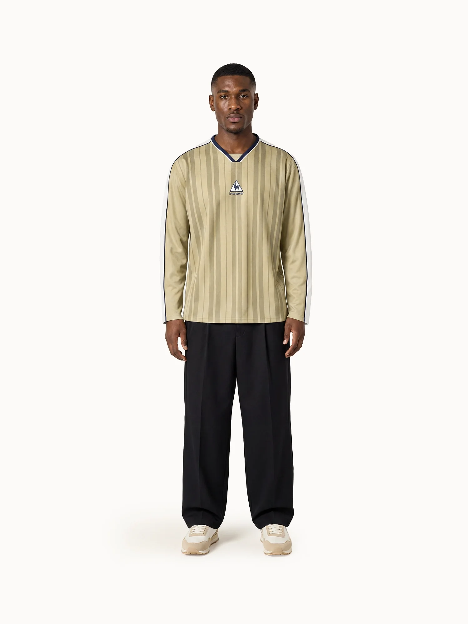 2610831-SMU Jersey LS N°2 M safari/marshmallow | Maillot manches longues Homme