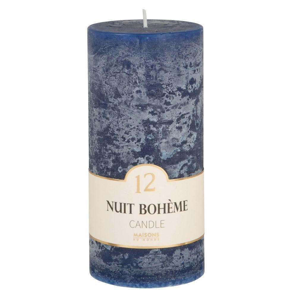 COLORAMA - Bougie parfumée bleue H15 490 g