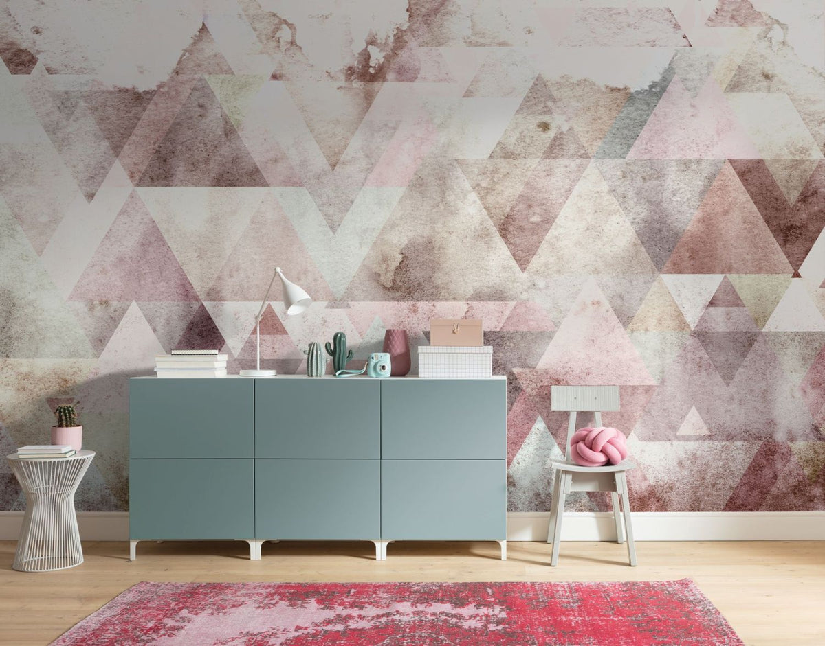 Sanders & Sanders fotobehang grafisch roze - 400 x 250 cm - 612344