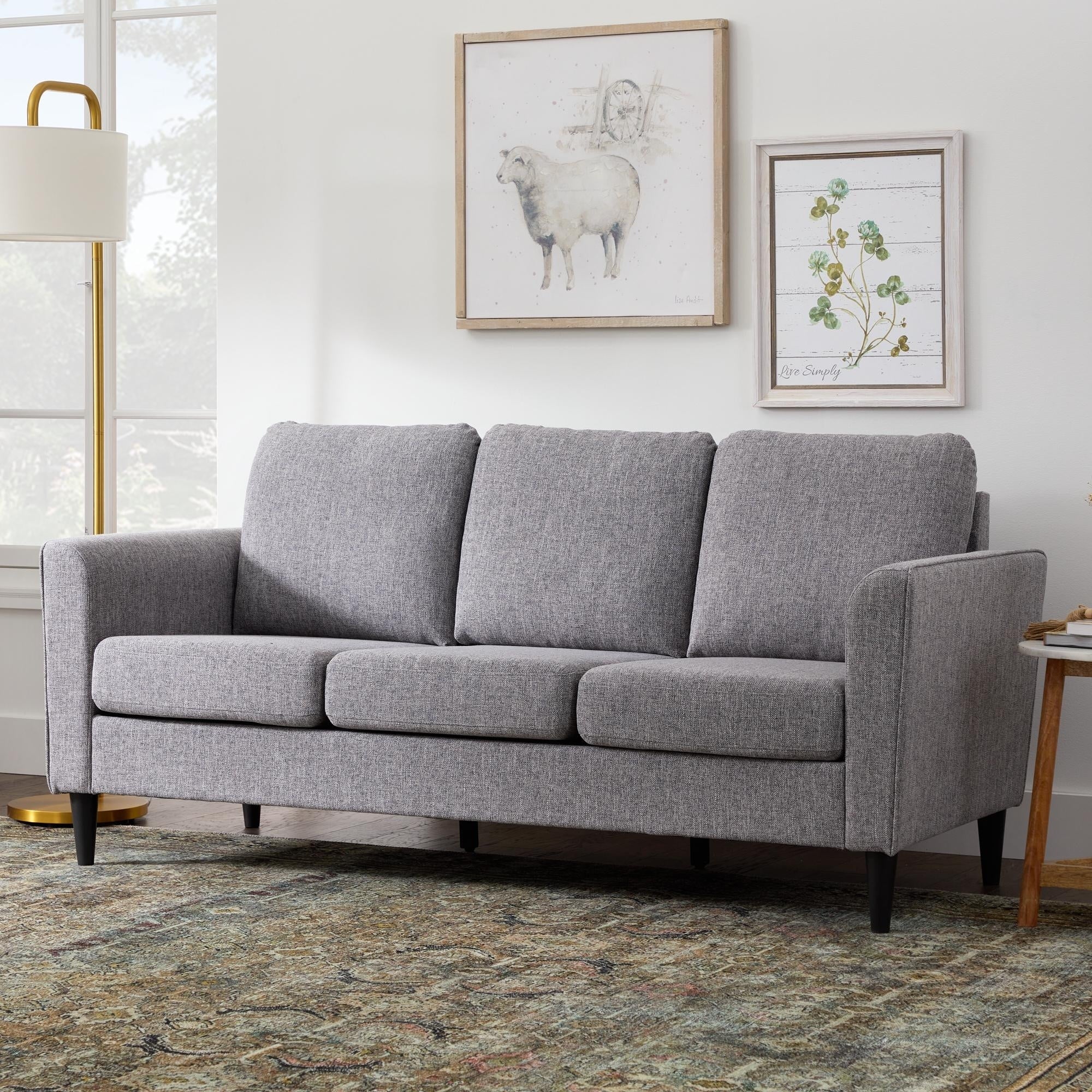 Brookside Clara 73 Upholstered Curved Arm Sofa
