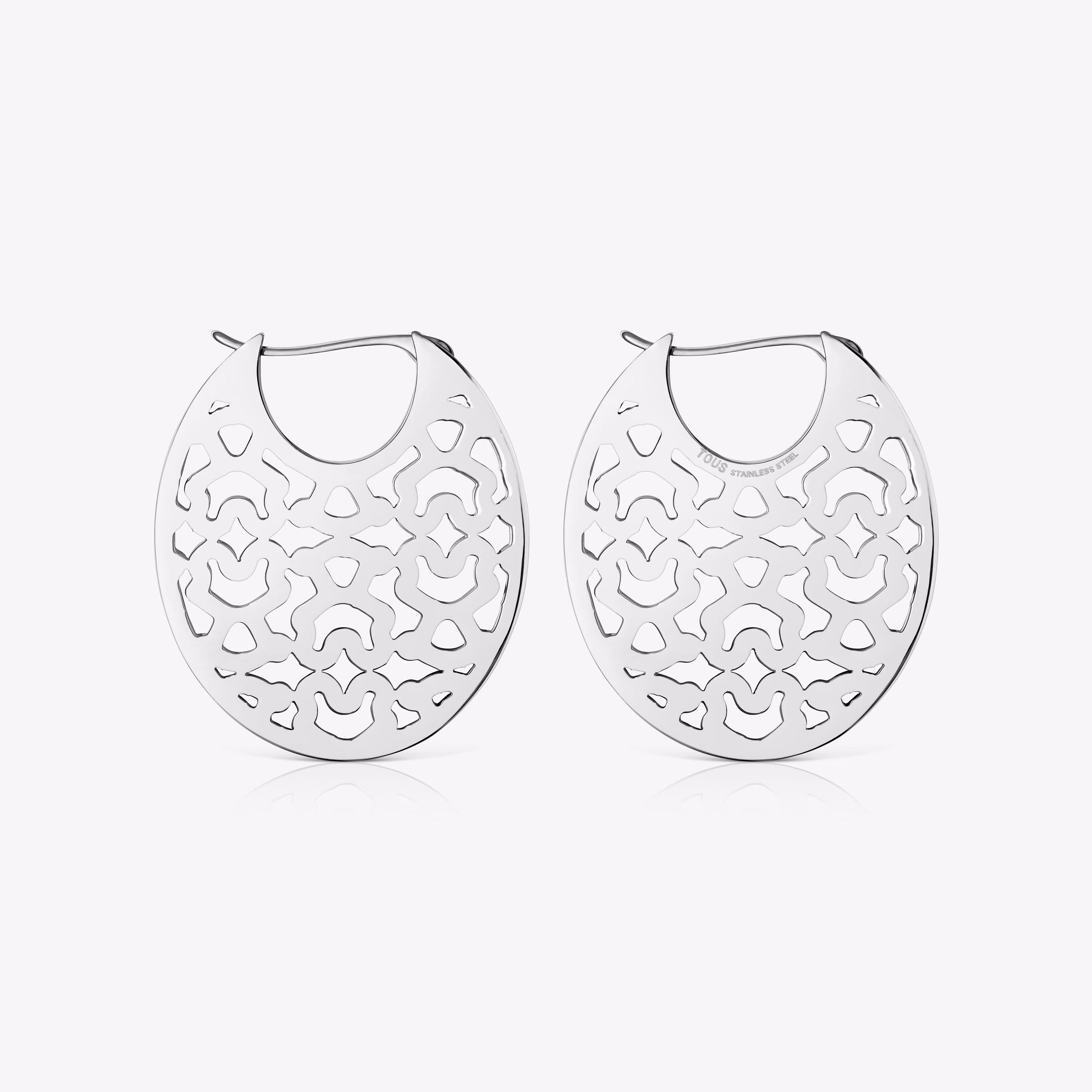 Pendientes de acero 30 mm Kaos