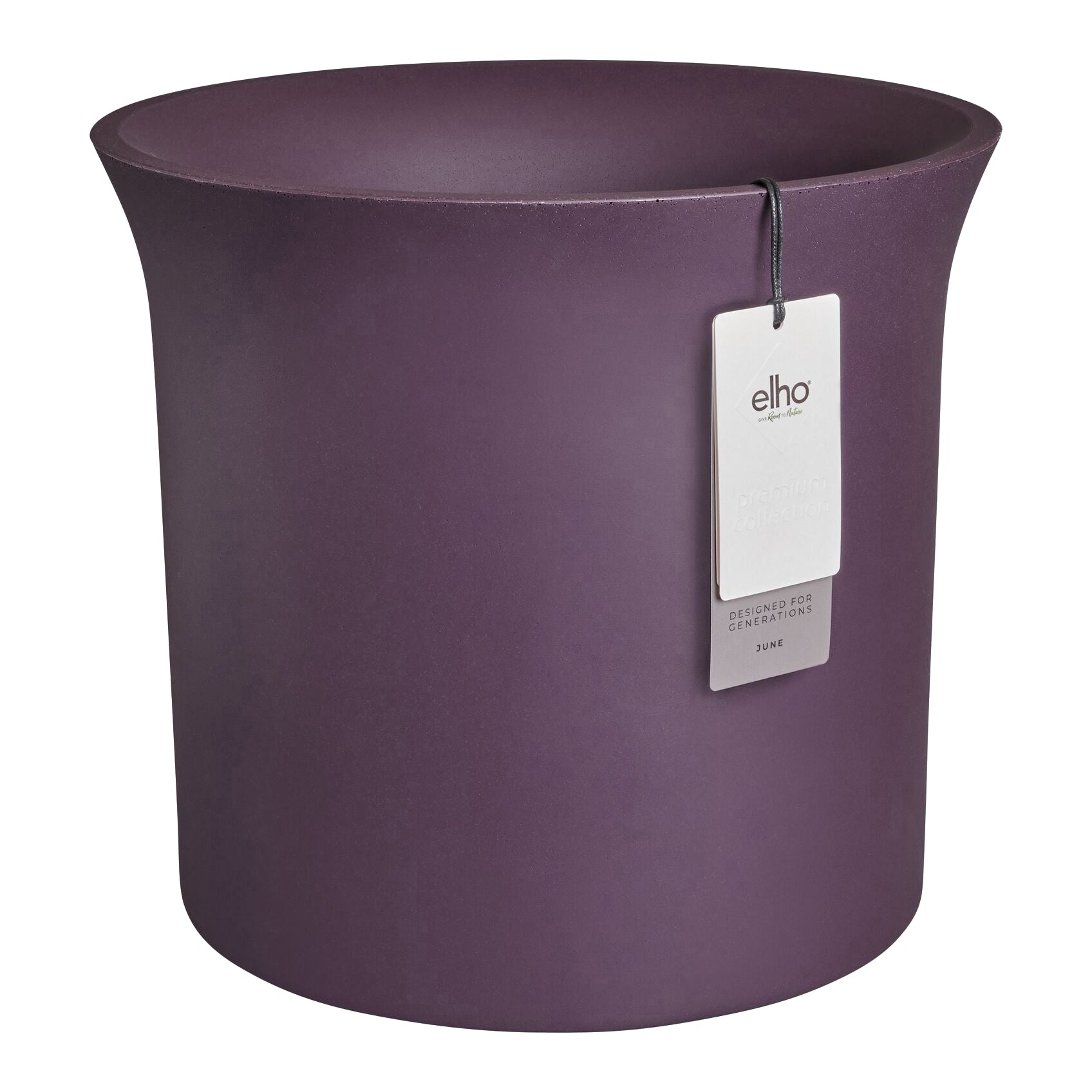 Elho June Tulip 47 - Vintage plum - Ø 47 x H 43 cm - Binnen en Buiten