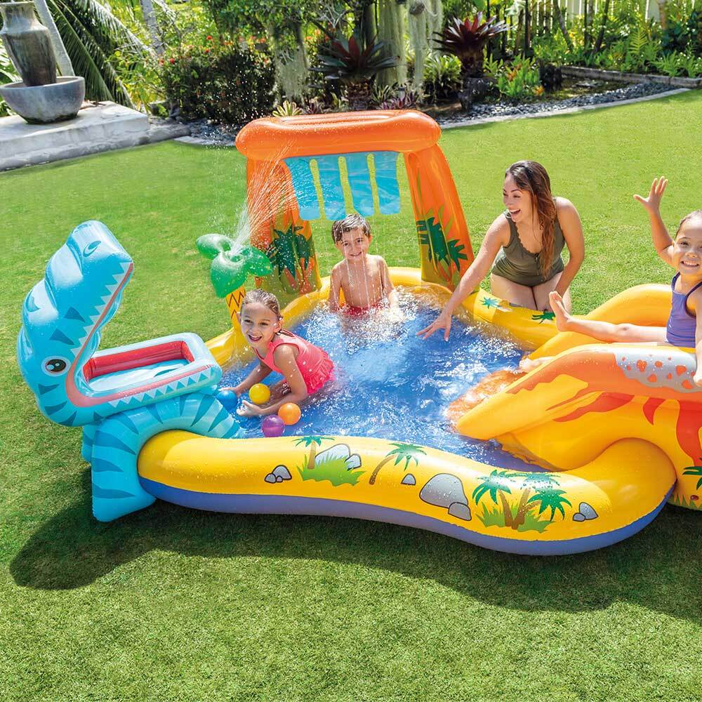 Aire de jeux gonflable Jurassic