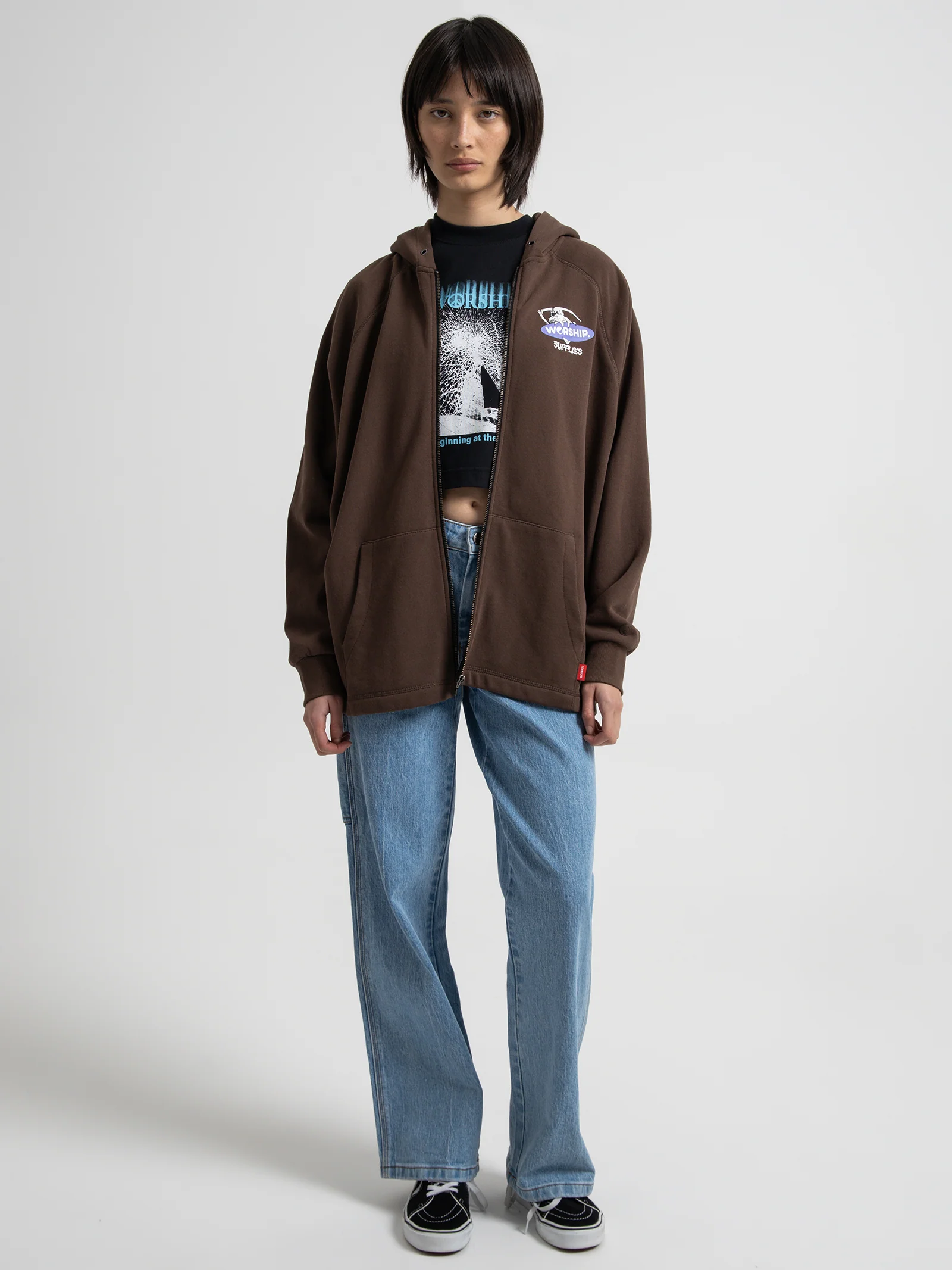 Offerings Oversized Zip Hoodie