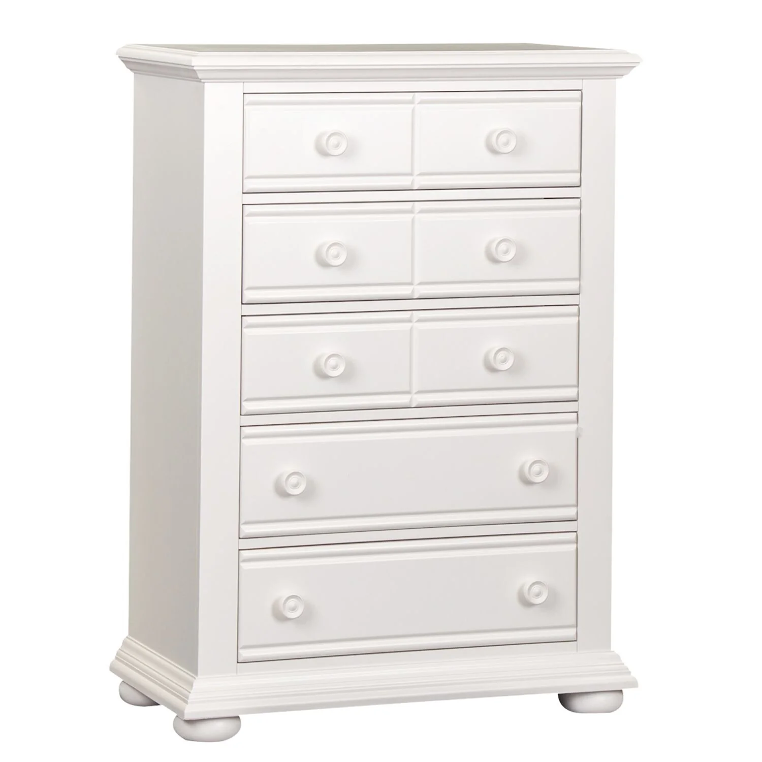 Summer House Oyster White 5 Drawer Chest