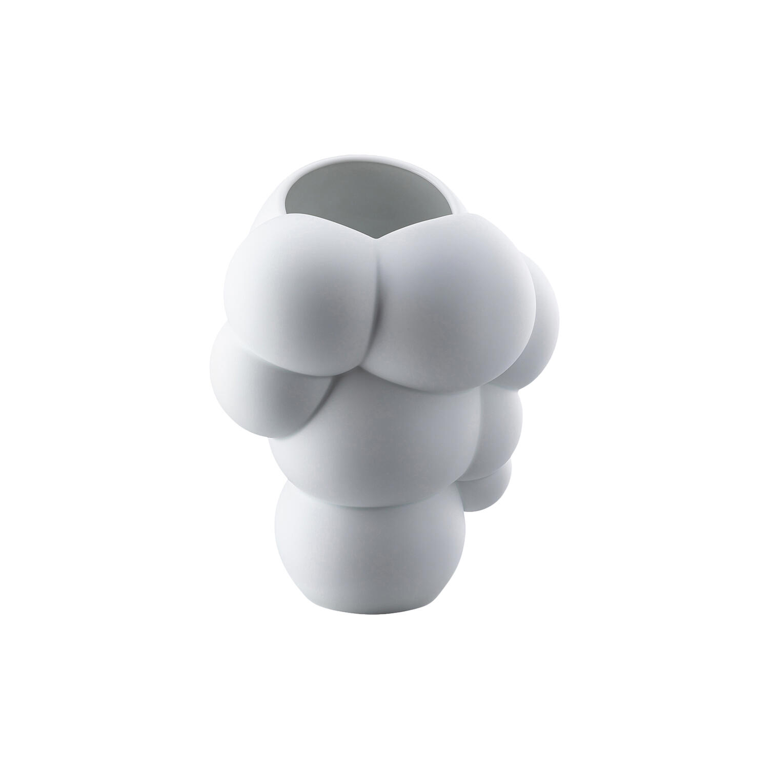 Skum Weiss matt Vase