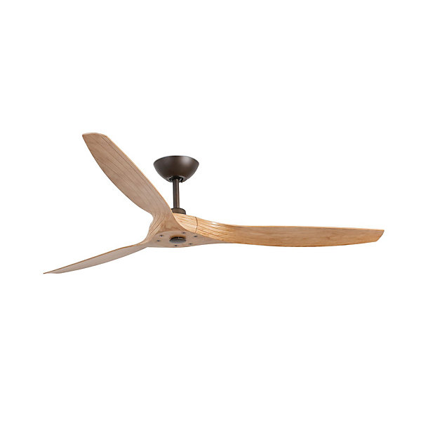 MOREA L Ventilateur de Plafond Marron Clair DC