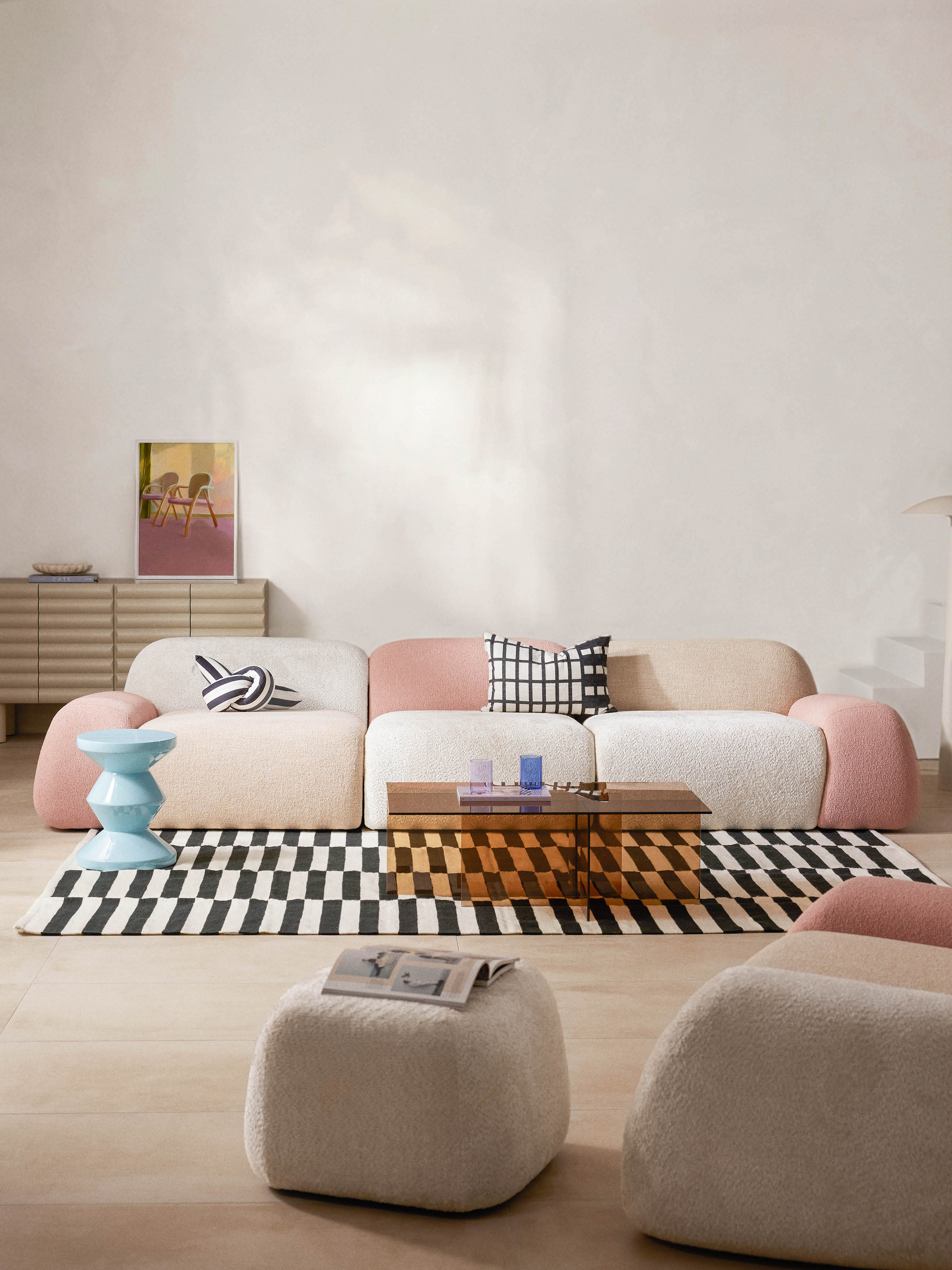 Modulares Sofa Wolke (4-Sitzer), Fuorisalone Edition